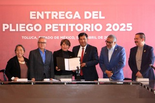 Esta entrega reafirma el ejercicio de representación sindical ante el Ejecutivo Estatal, asegura Martínez Reyes.