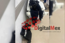 Pertenencias del oficial resguardadas en el área hospitalaria mientras se mantiene la atención médica