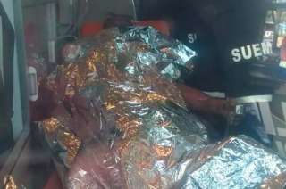 Estaba conciente cuando SUEM lo trasladó al hospital