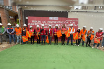 Inician obras de pavimentación en tres comunidades