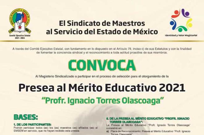 Presea al Mérito Educativo 2021 “Prof. Ignacio Torres Olascoaga”