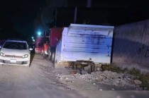 Zona acordonada en Zinacantepec tras el asesinato de una mujer
