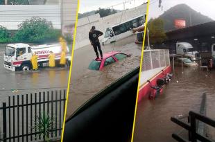Los internautas compartieron imágenes y videos de los estragos que dejó la precipitación pluvial