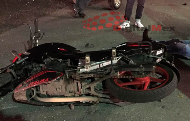 #Toluca: doble accidente de moto en Díaz Mirón #precaución