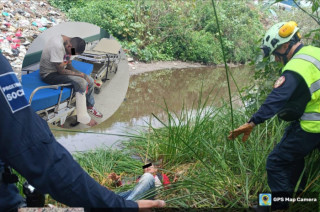Jonathan Michael “N” fue detenido tras huir y lanzarse a un canal en Ecatepec