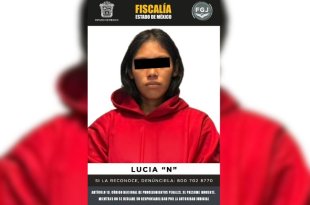 Elementos de la FGJEM detuvieron a Lucía “N”, señalada como probable responsable de un secuestro que causó la muerte de un hombre en Villa Victoria.