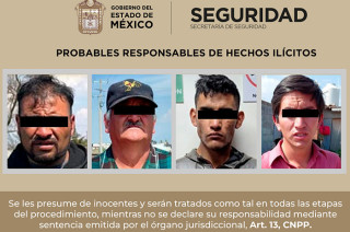Los detenidos fueron trasladados ante las instancias correspondientes para determinar su situación jurídica.