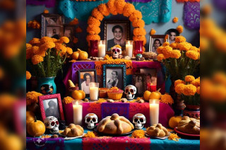 Ofrenda Día de Muertos.