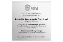 Se trata de Rodolfo Santamaría Díaz Leal, brigadista voluntario