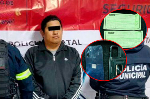 El sujeto exigía 12 mil pesos a una mujer a cambio de no difundir imágenes íntimas en redes sociales.