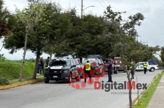 Autoridades acordonan la zona tras el hallazgo del cuerpo en una camioneta