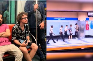 La detención ocurrió mientras el influencer se encontraba en el metro de la ciudad, 