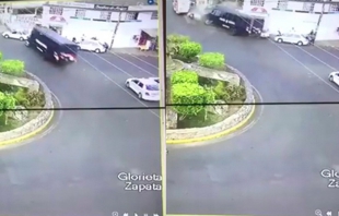 #Video: Así fue el accidente en Tejupilco, donde murieron dos policías estatales