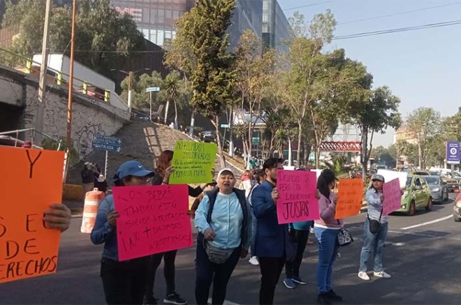 La protesta derivó del presunto despido injustificado de trabajadores del Organismo Público Descentralizado Municipal (OPDM).