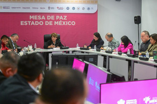 La gobernadora Delfina Gómez Álvarez encabezó la Mesa de Paz, donde se evaluaron los avances del Mando Unificado Oriente.