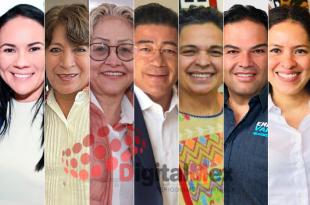 Alejandra del Moral, Delfina Gómez, Martha Guerrero, Miguel Sámano, Beatriz Paredes, Enrique Vargas, Karen Castrejón.