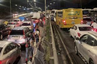 Caos se vivió en la carretera México-Pachuca