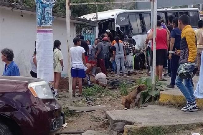 20 de las 39 personas lesionadas fueron atendidas en el lugar