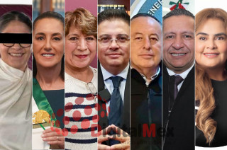 Yareli “N”, Claudia Sheinbaum, Delfina Gómez, Fernando Díaz, José Luis Cervantes, Héctor Macedo, Erika Icela Castillo 