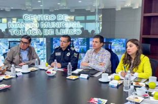El presidente municipal de Toluca enfatizó el compromiso de la ciudad por fortalecer su estrategia de seguridad.