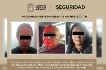 Detienen a tres personas por presunto desplazamiento de tarjetas bancarias en La Paz.