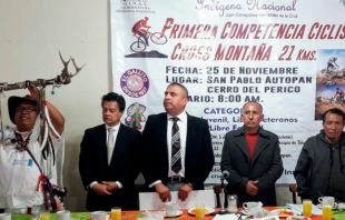 El deporte indígena presentó la &quot;Primera Cross montaña&quot; de ciclismo 21km
