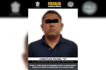 Christian Michel “N” fue detenido por su probable participación en el homicidio de dos hombres durante un enfrentamiento armado en Naucalpan.