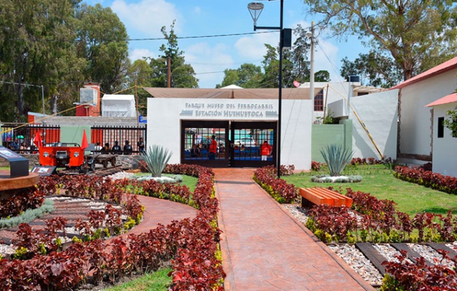 Inauguran Parque Museo del Ferrocarril en Huehuetoca