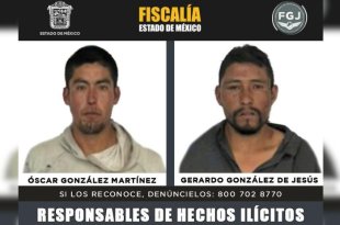 Los dos hombres fueron detenidos en Aculco tras ser señalados por el secuestro de dos personas.