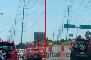 #Video: ¡Precaución! Tráfico lento en Las Torres por labores de mantenimiento