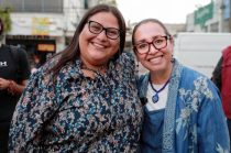 Azucena Cisneros inaugura la Feria del Libro de Ecatepec.