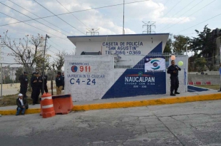Roban armamento a la Policía de #Naucalpan