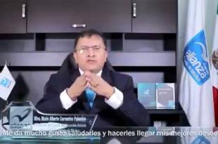 A través de un video publicado en sus redes sociales, Mario Alberto Cervantes Palomino instruirá que se presenten las denuncias correspondientes.