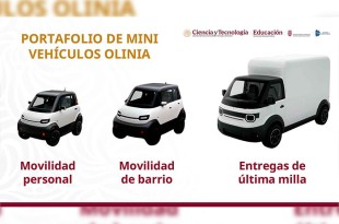  Olinia busca ofrecer alternativas compactas para reducir las emisiones de combustibles fósiles y mejorar la movilidad