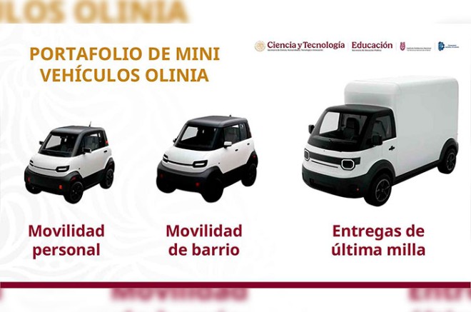  Olinia busca ofrecer alternativas compactas para reducir las emisiones de combustibles fósiles y mejorar la movilidad