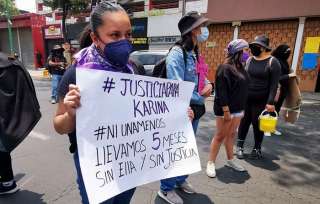 Ante la desesperación este lunes su hermana salió a las calles de la capital mexiquense