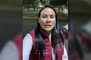 La presidenta estatal del PRI, Alejandra del Moral, condenó el ataque contra su candidata en Juchitepec