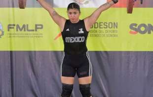 La deportista Daphne Guillen Vázquez, conquistó la medalla de plata, con un levantamiento de 85 kilos, en arranque