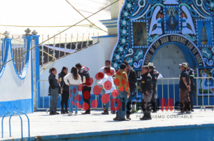 Personal de la Fiscalía del Estado de México realizó diligencias en el Santuario Ojo de Agua, en Almoloya de Juárez