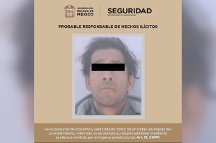 Elementos de la SSEM y Policía Municipal detuvieron a José “N” en Zinacantepec tras un operativo en la carretera Toluca–Zitácuaro; se le halló marihuana.