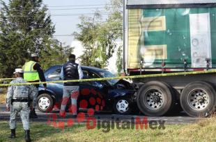 El conductor del traíler fue detenido.