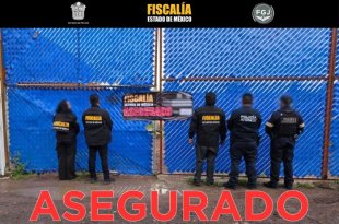 Elementos de la FGJEM recuperaron en Atenco 30 toneladas de azúcar reportadas como robadas.