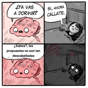 Cerebro traicionero...