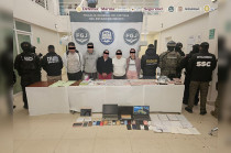 Caen cinco integrantes de célula criminal vinculada con extorsión y despojo de inmuebles