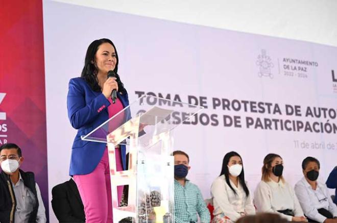 Alejandra del Moral recordó que el municipio de La Paz será sede de Ciudad Mujer