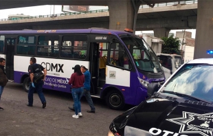 Naucalpan: Anciano se infarta en camión de pasajeros