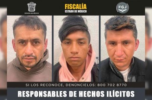 Abraham Eduardo Villafranca Arana, Erick de Jesús Picazo Ciriaco y Jaime Calleja Sánchez