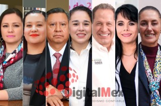 Daniella Durán, Sandra López, Francisco Bello, Amalia Pulido, Eruviel Ávila, Guadalupe Guerrero, Claudia Sheinbaum