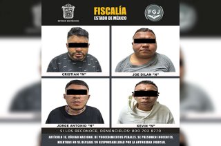 Los cuatro investigados fueron ingresados al penal de Tlalnepantla.