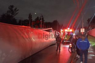 El percance tuvo lugar en dirección a la Ciudad de Toluca